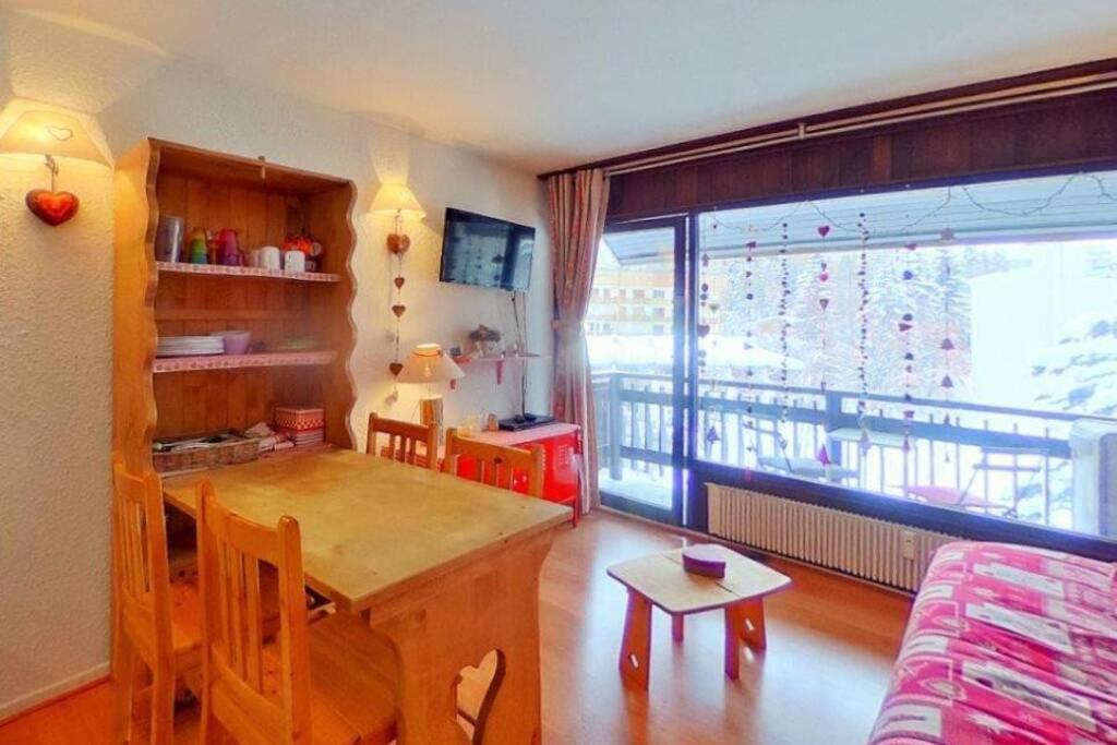Studio 4 Personnes Vue Piste Les Deux Alpes Dış mekan fotoğraf